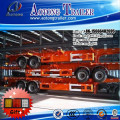 3 axles skeletal 40 feet container semitrailer for sale/skeleton trailer for container transportation/container trailer chassis